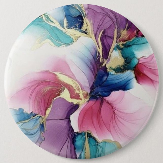 Bóton Redondo 15.24cm Botões estilosos - Elevem sua moda e seus artesana (Frente)