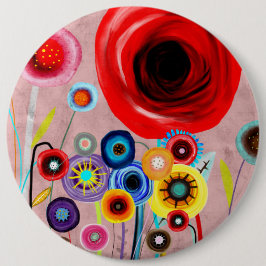 Bóton Redondo 15.24cm buquê de casamento