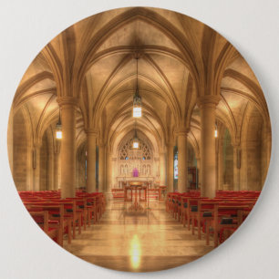 Bóton Redondo 15.24cm Catedral Nacional de Washington Capela de Belém