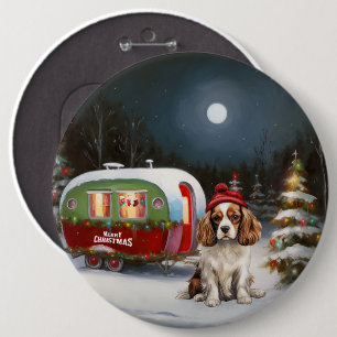 Bóton Redondo 15.24cm Cavalier King Charles Spaniel Caravana Natal