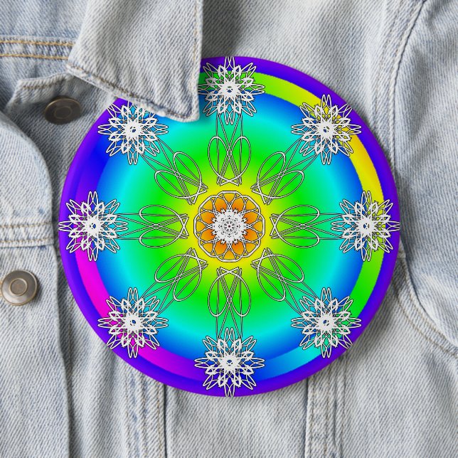 Bóton Redondo 15.24cm Celtic Mandala (In Situ)