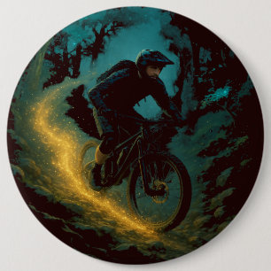 Bóton Redondo 15.24cm Cena de Trilha de Aventura de Bicicleta de Montanh