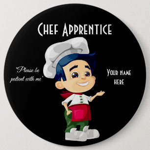 Bóton Redondo 15.24cm Chef Apprentil 2, Botão redondo
