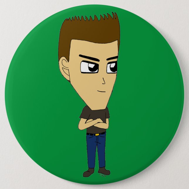 Bóton Redondo 15.24cm chibi (Frente)