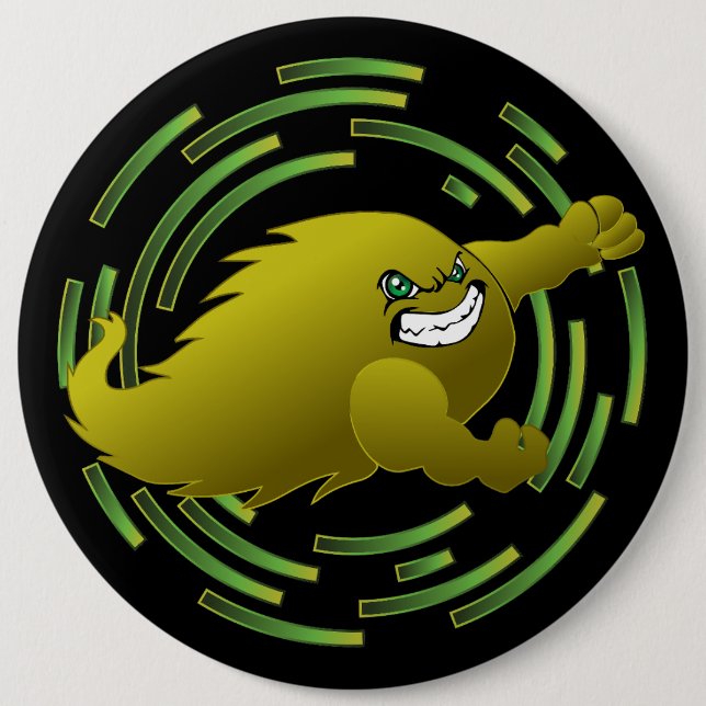 Bóton Redondo 15.24cm Coloma Comets #4 (Frente)