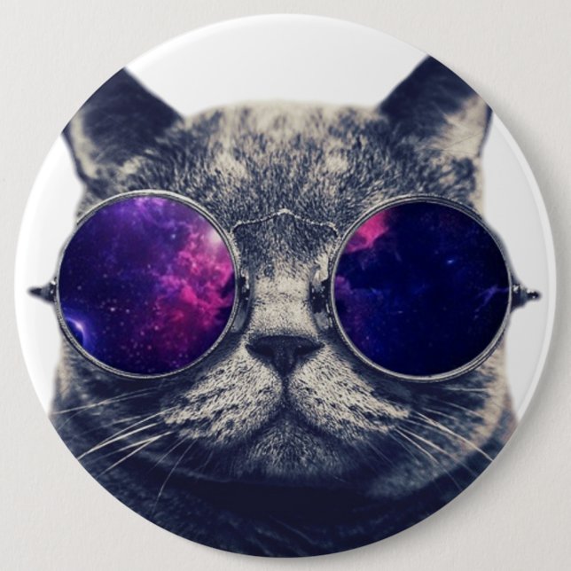 Bóton Redondo 15.24cm Colossal, Botão redondo de 6 polegadas (Frente)