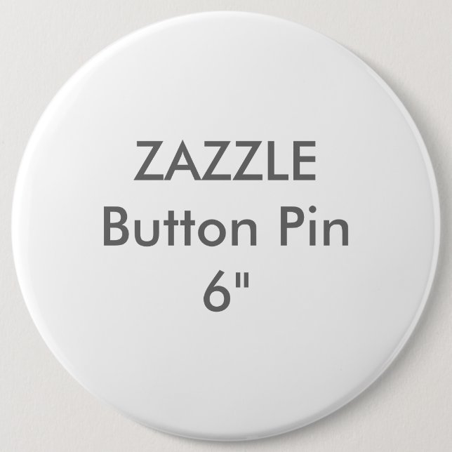 Bóton Redondo 15.24cm Costume vazio de Zazzle 1 1/4" Pin colossal do (Frente)