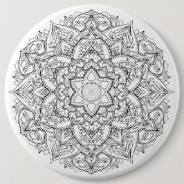 Bóton Redondo 15.24cm Crachá da mandala