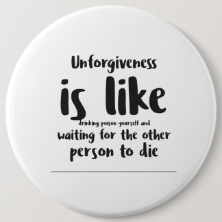 Bóton Redondo 15.24cm Crachá "Perdão" de Konymoi