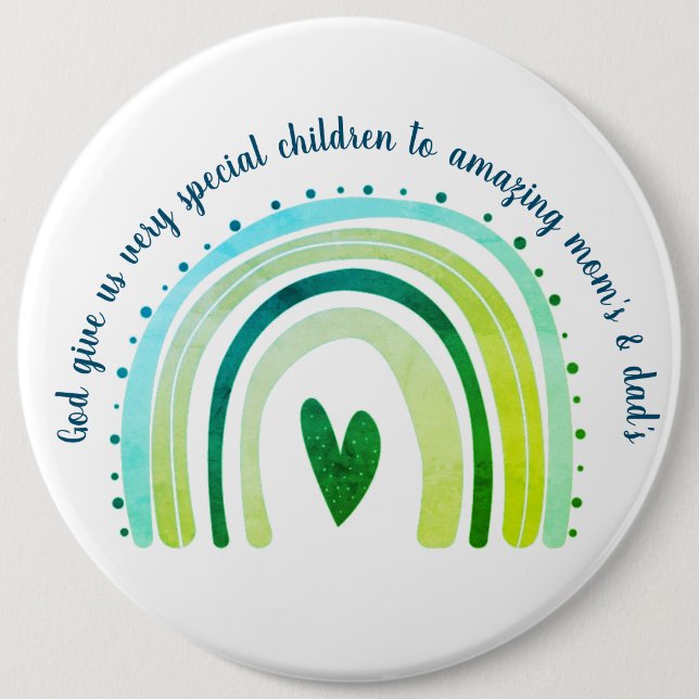 Bóton Redondo 15.24cm Crachás - Deus dá... (Frente)