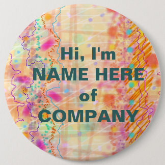 Bóton Redondo 15.24cm Crachás, pinos - apenas Peachy