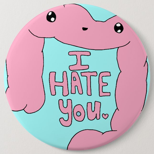 Bóton Redondo 15.24cm Crohn e botão feliz dos dois pontos da colite (Frente)