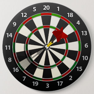 Bóton Redondo 15.24cm Dartboard com dardo