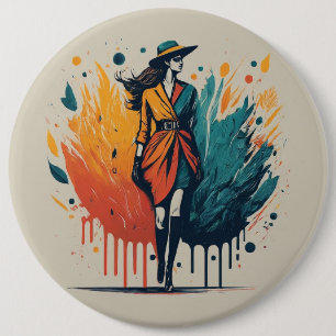 Bóton Redondo 15.24cm Design de moda