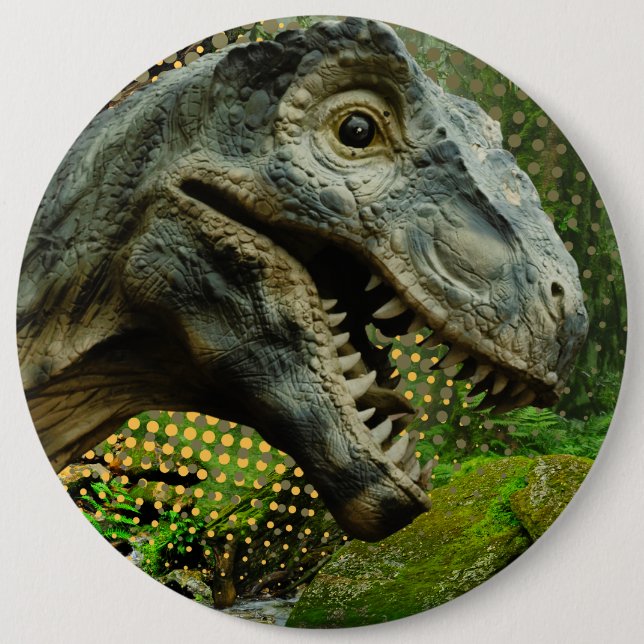 Bóton Redondo 15.24cm dinossauro (Frente)