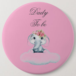 Bóton Redondo 15.24cm Dreamy Days com Rosie, o Elefante.