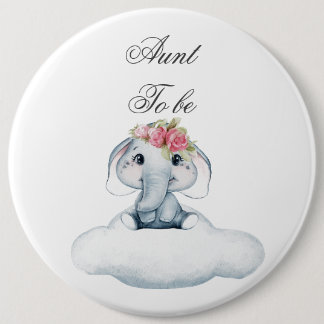 Bóton Redondo 15.24cm Dreamy Days com Rosie, o Elefante. Botao