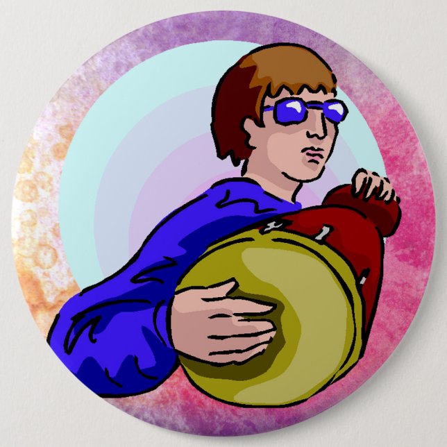 Bóton Redondo 15.24cm Drumer boy (Frente)