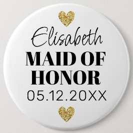 Bóton Redondo 15.24cm Élégant et Simple Pour Demoiselle D'Honneur