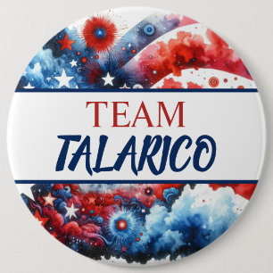 Bóton Redondo 15.24cm Equipe de Tamanho Gigante James Talarico para Pres