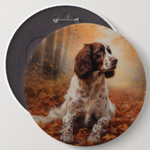 Bóton Redondo 15.24cm Espanhol Springer no outono deixa cair inspiração