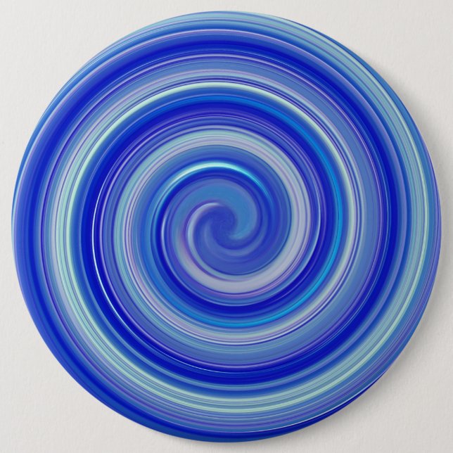 Bóton Redondo 15.24cm espiral azul rico (Frente)