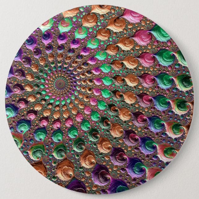 Bóton Redondo 15.24cm Espiral vibrante (Frente)