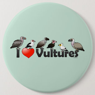 Bóton Redondo 15.24cm Eu amo abutres (África)