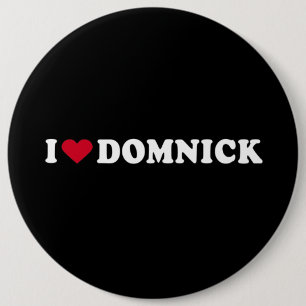 BÓTON REDONDO 15.24CM EU AMO DOMNICK