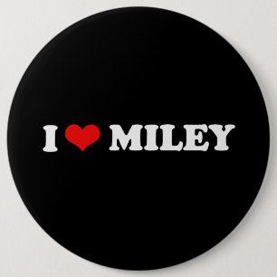 BÓTON REDONDO 15.24CM EU AMO MILEY