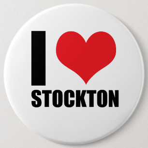Bóton Redondo 15.24cm Eu amo Stockton