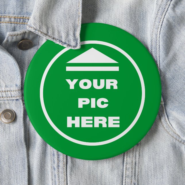 Bóton Redondo 15.24cm FÁCIL! Botão redondo - Colossal, 6 Polegadas - Per (In Situ)