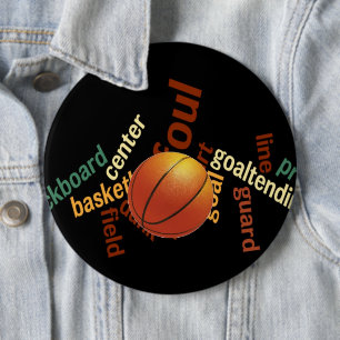Bóton Redondo 15.24cm Fanáticos pelo esporte no basquetebol Hoops (basqu