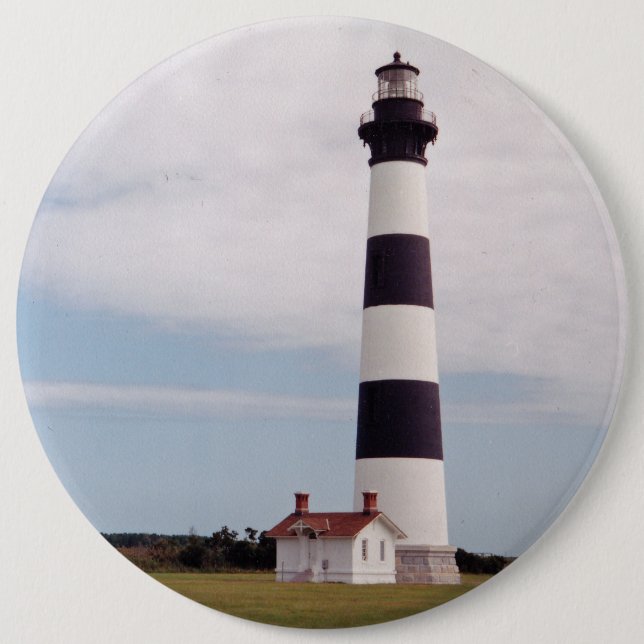 Bóton Redondo 15.24cm Farol de Bodie Island (Frente)