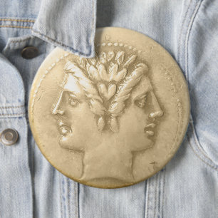 Bóton Redondo 15.24cm Feliz ano novo - Janus Coin