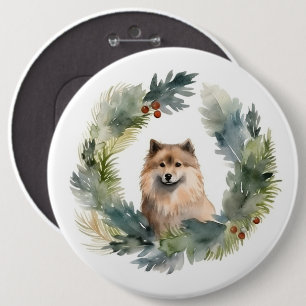 Bóton Redondo 15.24cm Festa Festiva de Fábado Finlandês de Natal