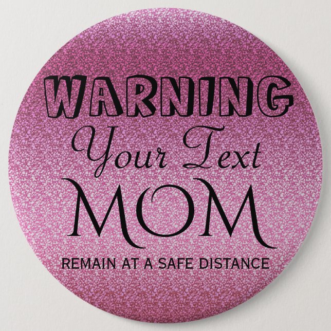 Bóton Redondo 15.24cm Gradiente da Gliteria Rosa (Frente)