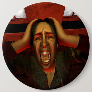 Bóton Redondo 15.24cm Gritar Primário