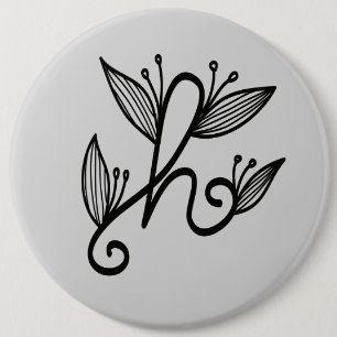 Bóton Redondo 15.24cm h escrito à mão