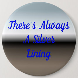 Bóton Redondo 15.24cm Há Sempre Um Botão De Lixeira Rosa