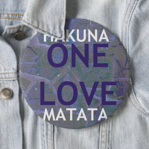 BÓTON REDONDO 15.24CM HAKUNA MATATA