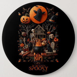 Bóton Redondo 15.24cm halloween