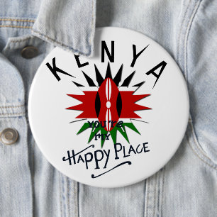 Bóton Redondo 15.24cm Happy Kenya Place