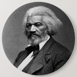 Bóton Redondo 15.24cm Ícones da História Negra: O Frederick Douglass mai