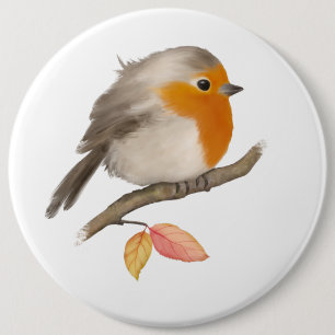 Bóton Redondo 15.24cm Inglês Robin Bird