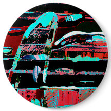Interferência Estrutural – Botão de Arte Abstrata
