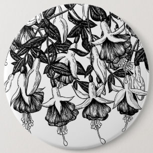 Bóton Redondo 15.24cm Jardim Fuchsia