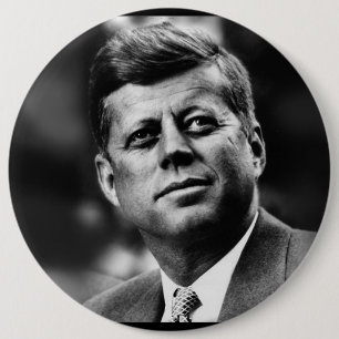 Bóton Redondo 15.24cm John F Kennedy Presidente