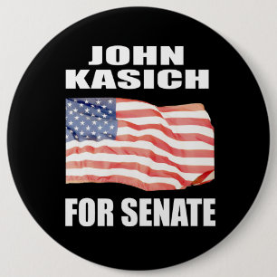BÓTON REDONDO 15.24CM JOHN KASICH PARA O GOVERNADOR