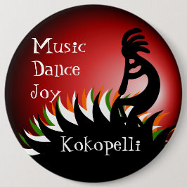Bóton Redondo 15.24cm Kokopelli
